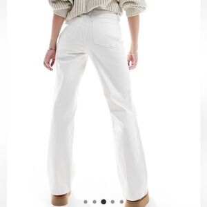 NWT ASOS straight jeans white 30